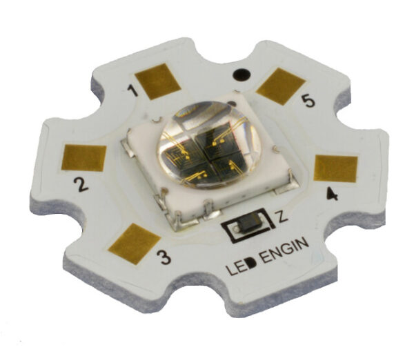 LED Engin - LZ4-00A108 - 590nm Amber 520lm on MCPCB